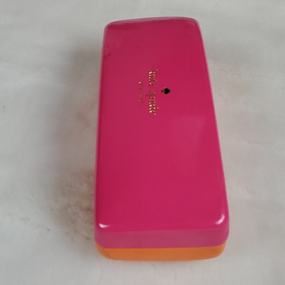 Kate Spade glasses hard  case pink orange - Picture 4 of 6